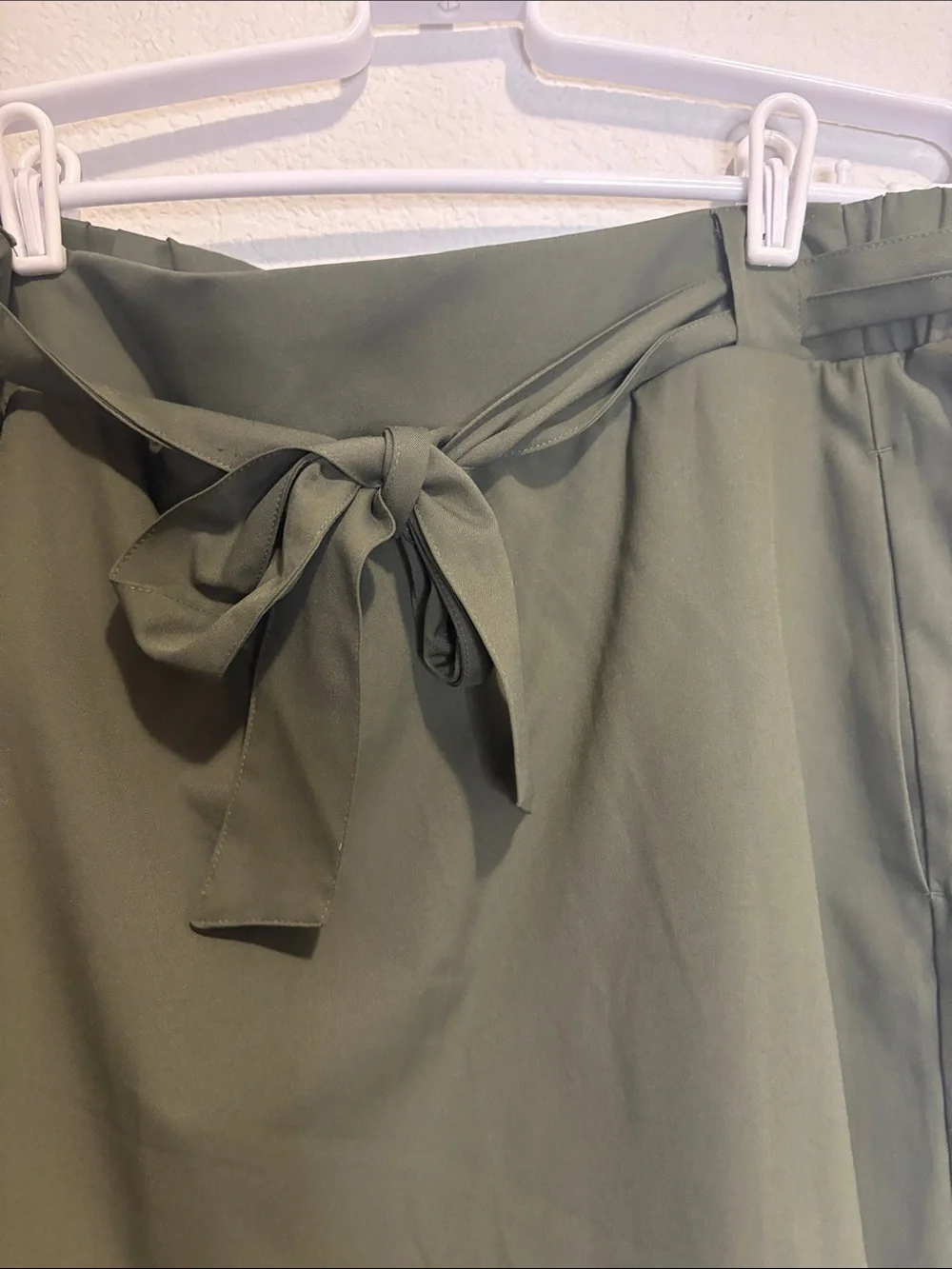 St. John's Bay Olive Tie-Waist athletic Skort 1X